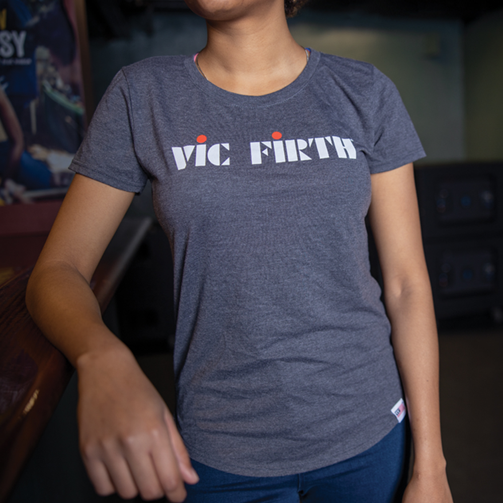 Vic Firth 여성용 로고 티셔츠 (사이즈 4종) /PTS20WLOGO